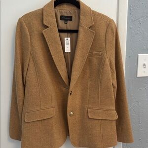 Classic Shetland blazer in bicolor herringbone